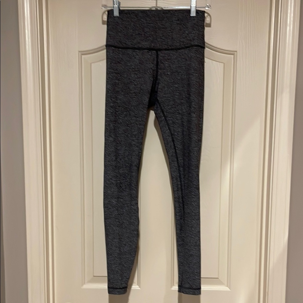 Lululemon Athletica Gray Leggings with High Waistband